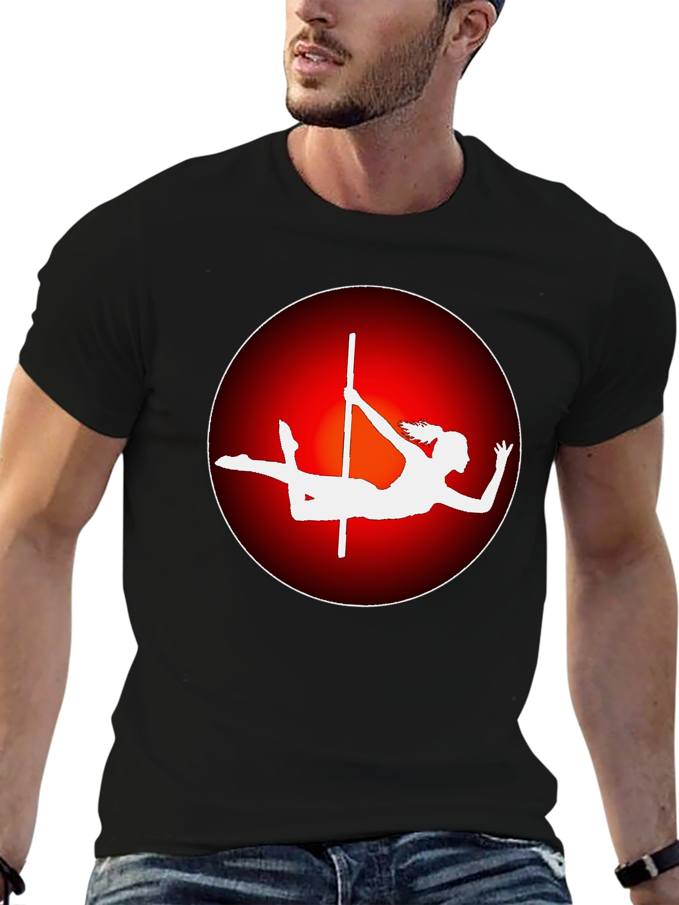 Pole Dancer Graphic Tee - Sporty and Stylish