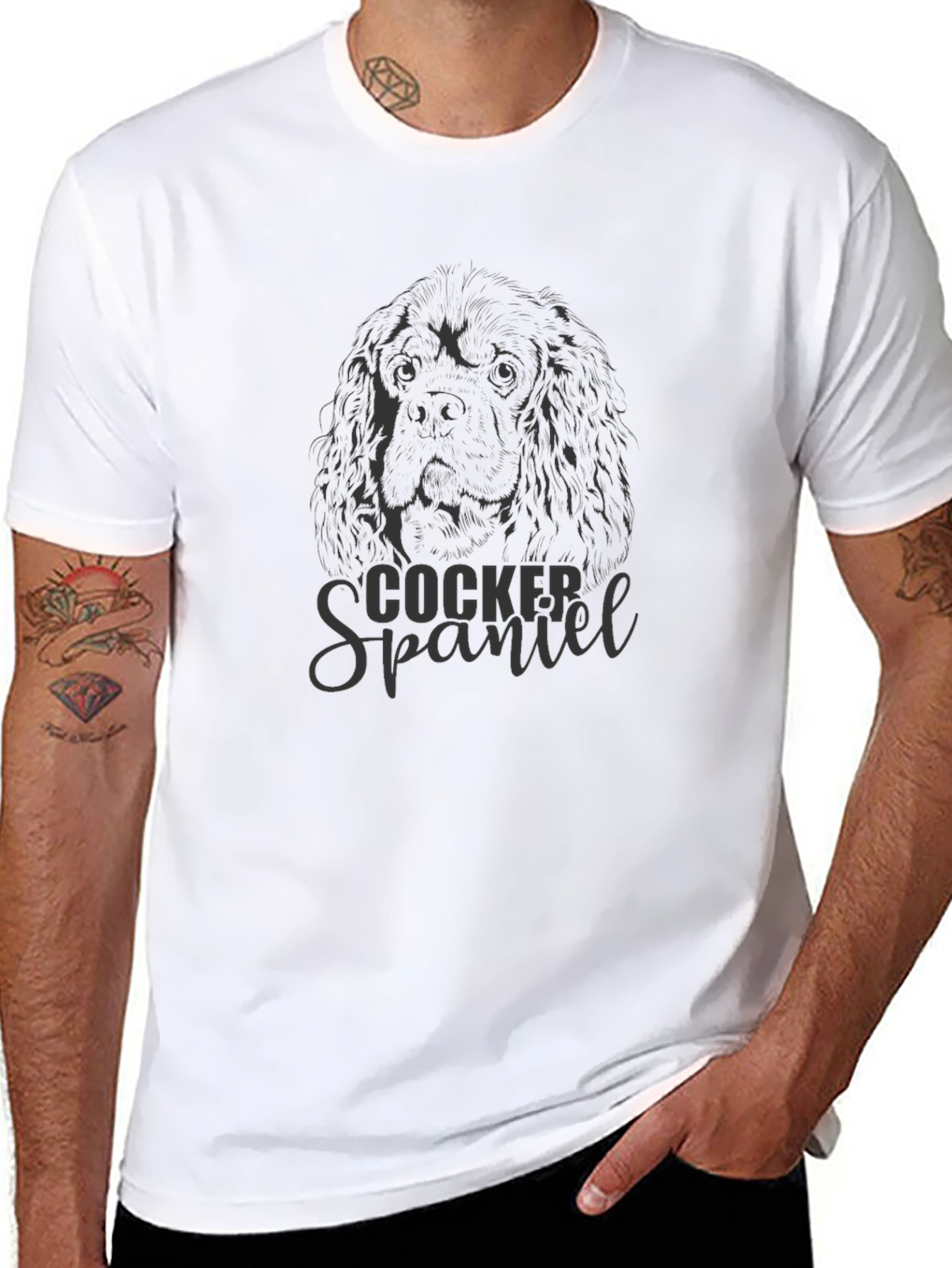 Cocker Spaniel Graphic Tee - Unisex Soft Cotton Blend