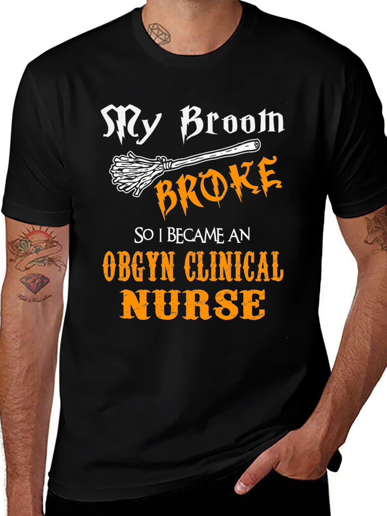 My Broom Broke OBGYN Nurse T-Shirt