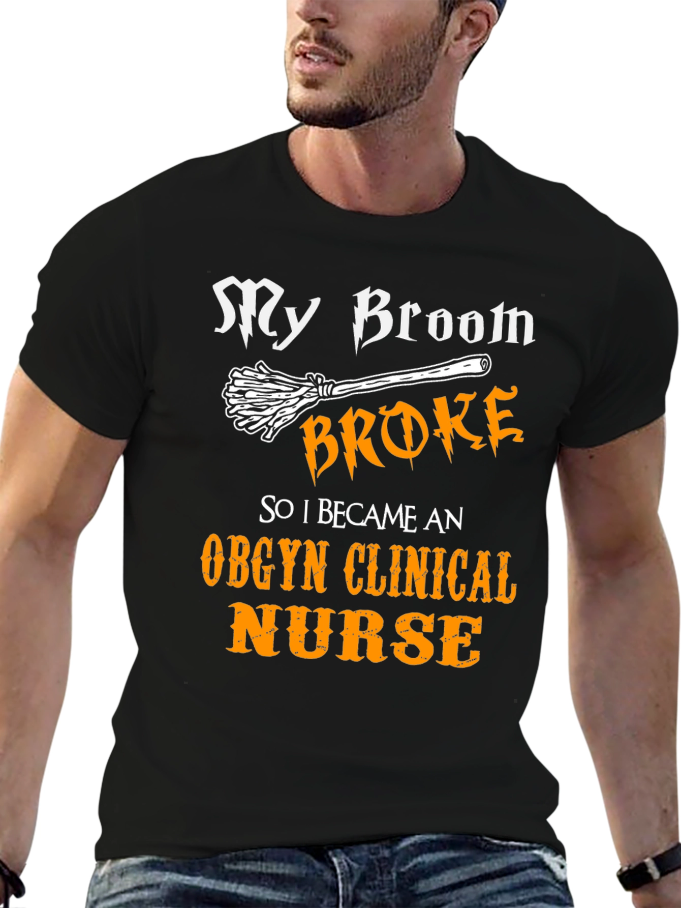 My Broom Broke OBGYN Nurse T-Shirt