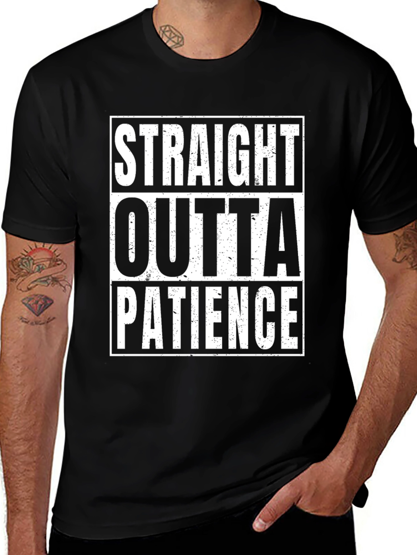 Straight Outta Patience Graphic Tee