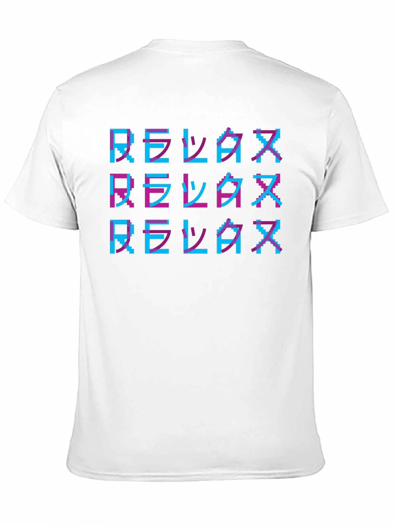 Relax Retro Pixel Art T-Shirt