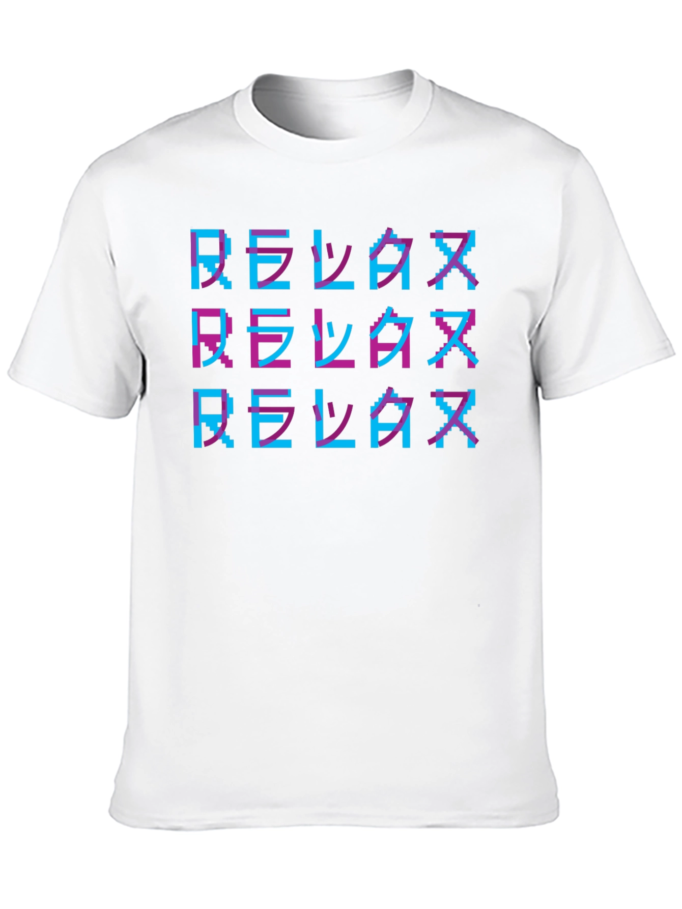 Relax Retro Pixel Art T-Shirt