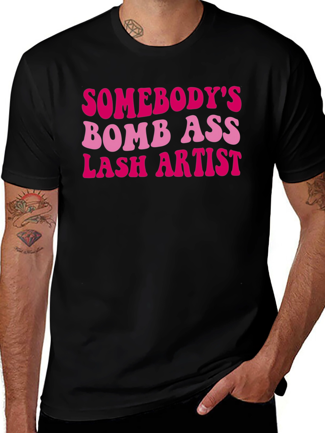 Somebodys Bomb Ass Lash Artist T-Shirt