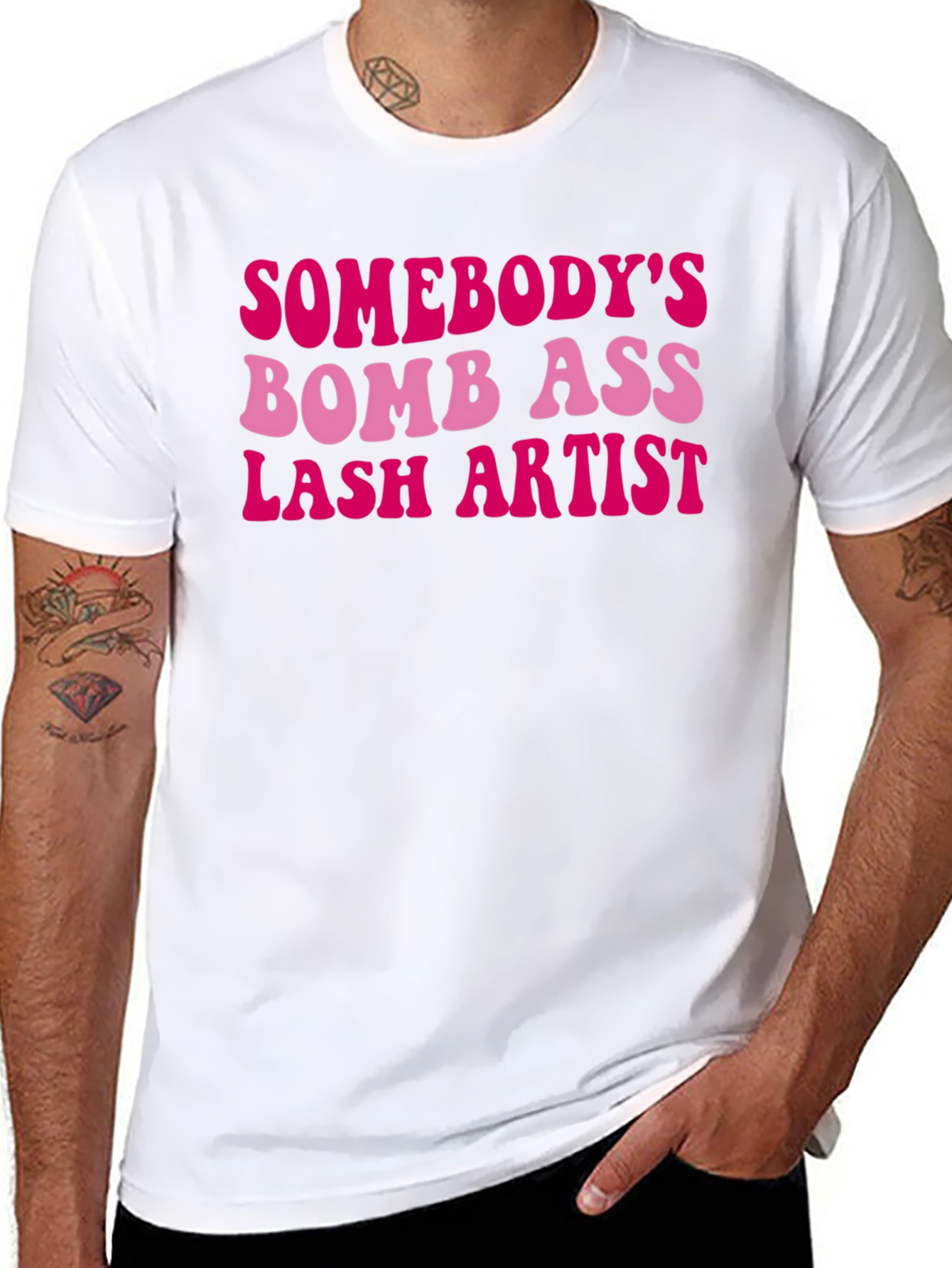Somebodys Bomb Ass Lash Artist T-Shirt