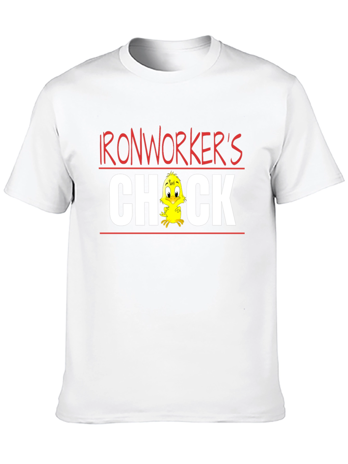 Ironworkers Chick T-Shirt - Funny Cartoon Tee