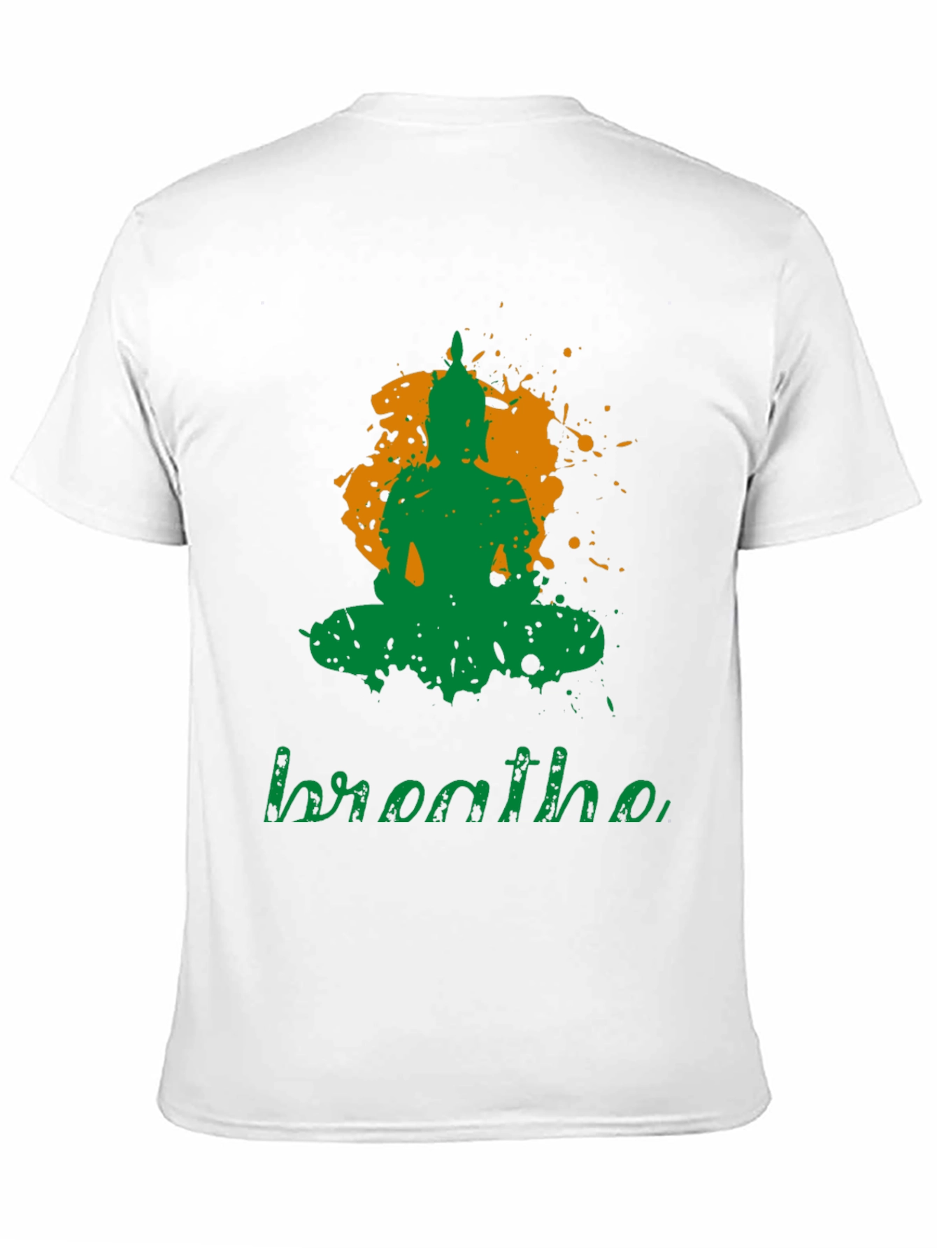 Breathe Buddha Graphic T-Shirt - Meditate in Style