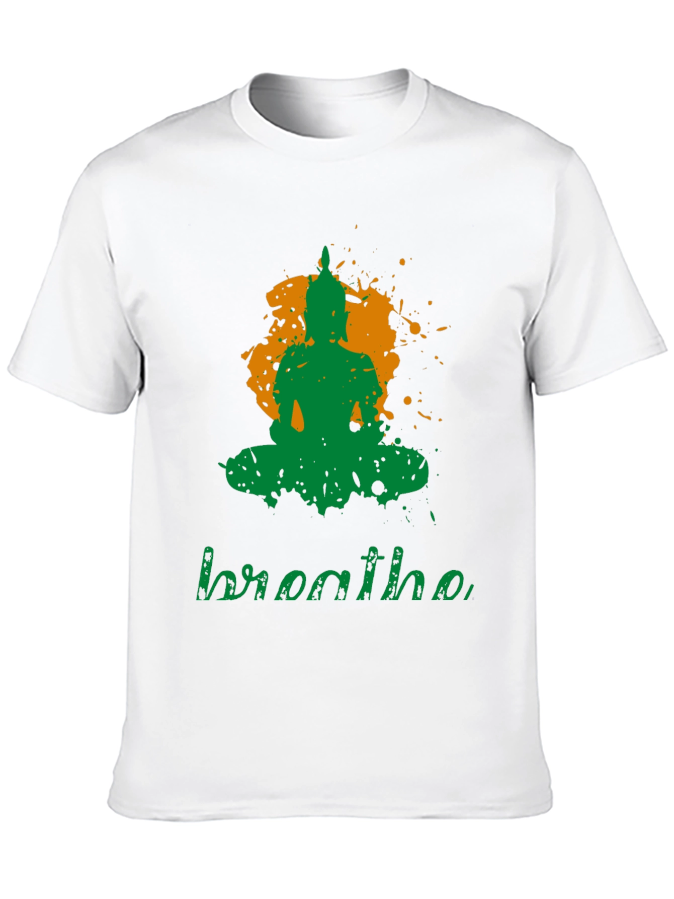 Breathe Buddha Graphic T-Shirt - Meditate in Style