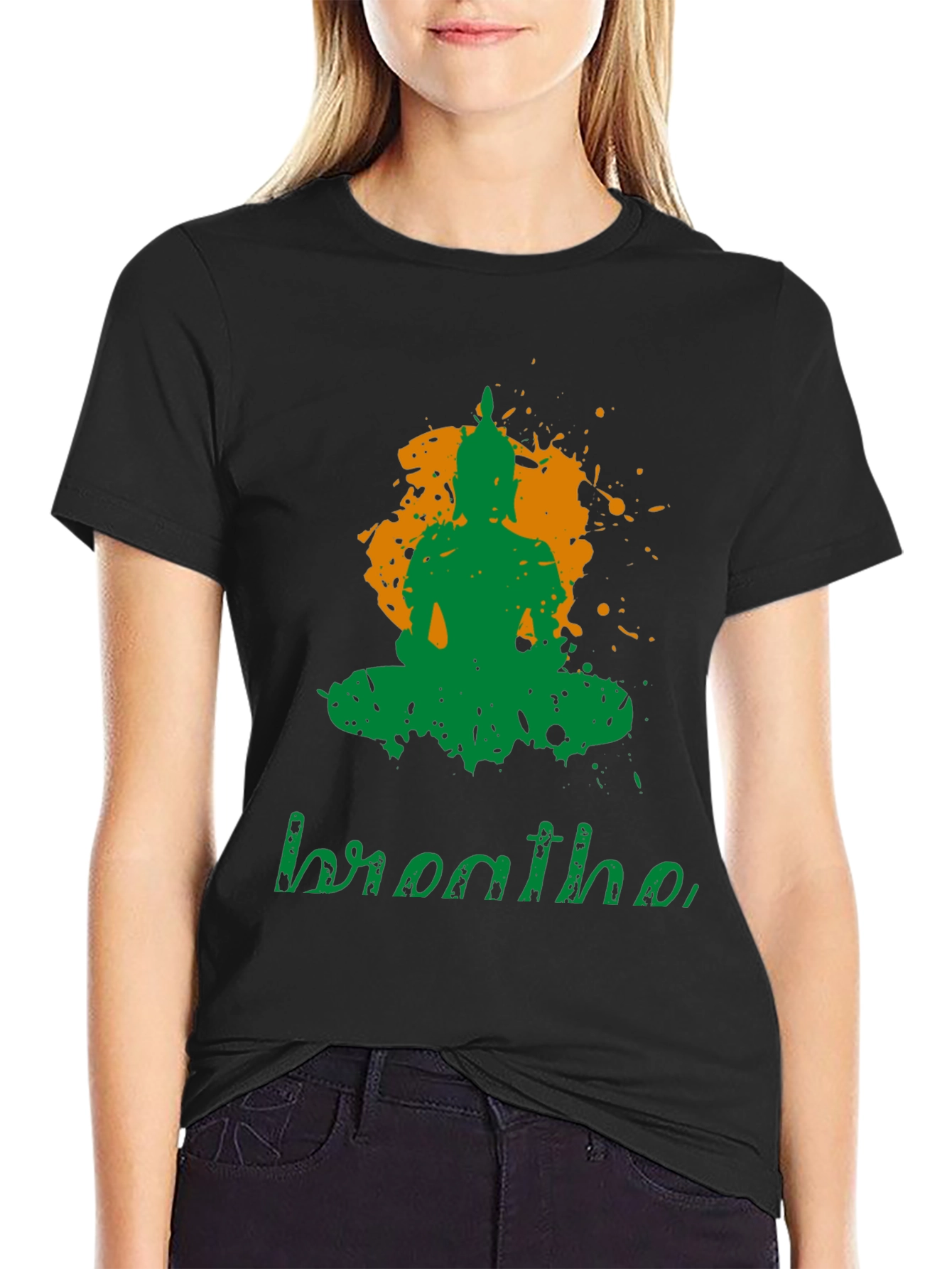 Breathe Buddha Graphic T-Shirt - Meditate in Style
