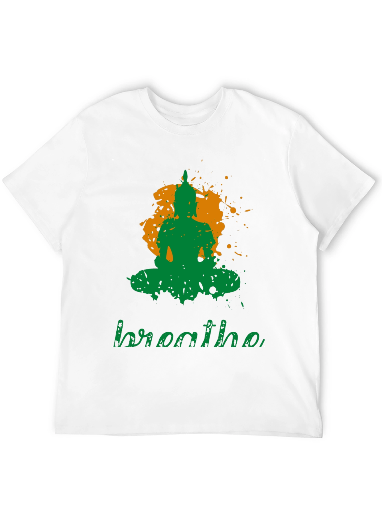 Breathe Buddha Graphic T-Shirt - Meditate in Style