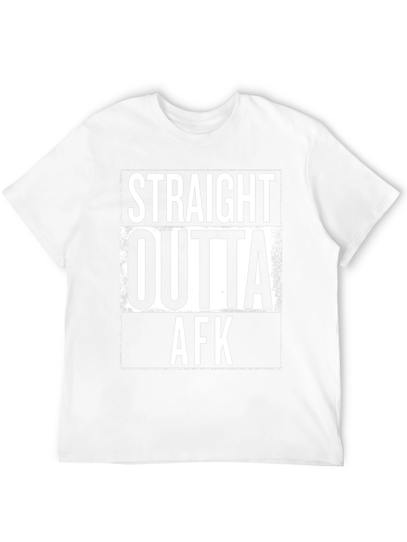Straight Outta AFK Black T-Shirt