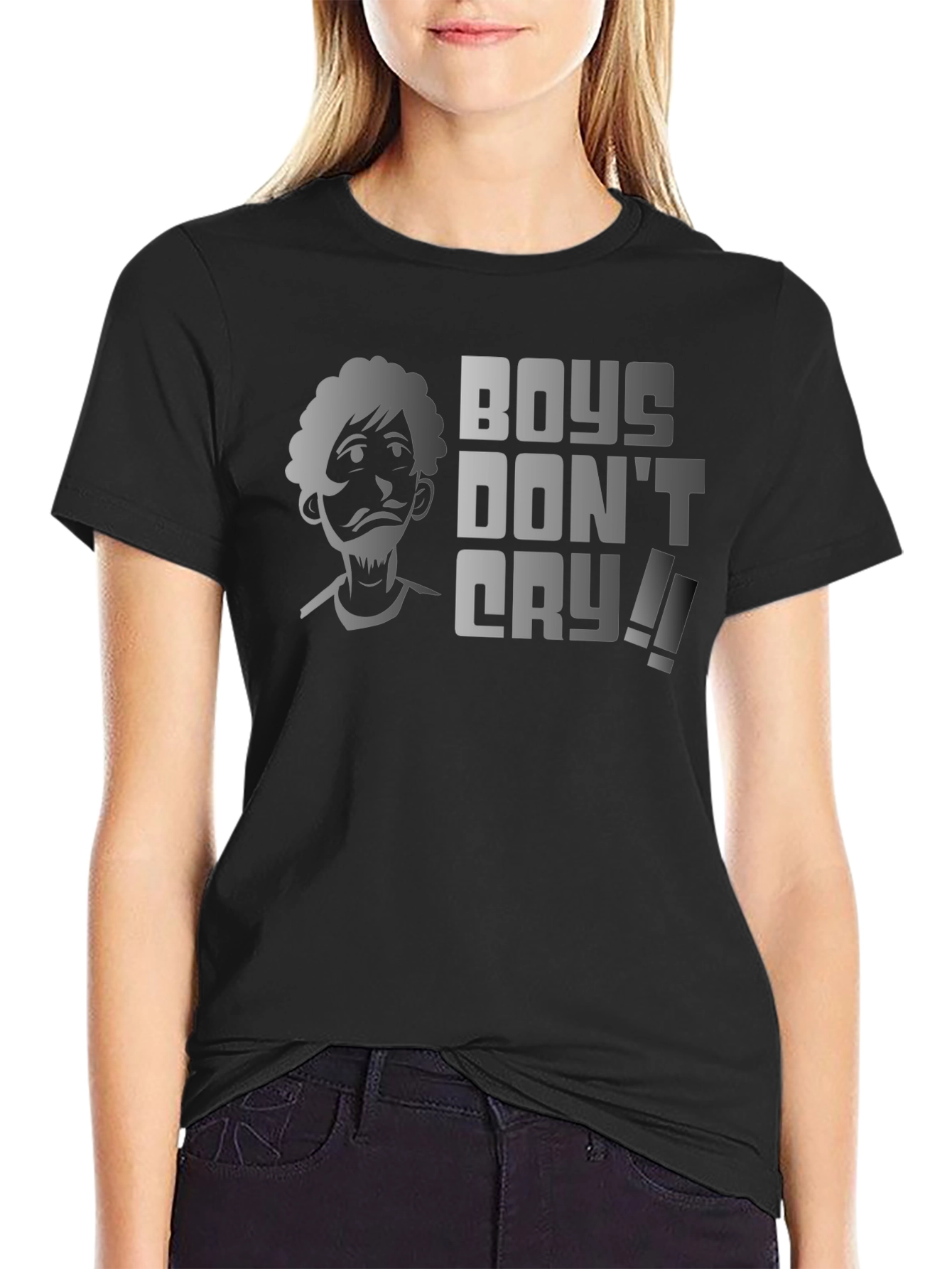 Boys Dont Cry Graphic Tee - Funny Shaggy T-Shirt