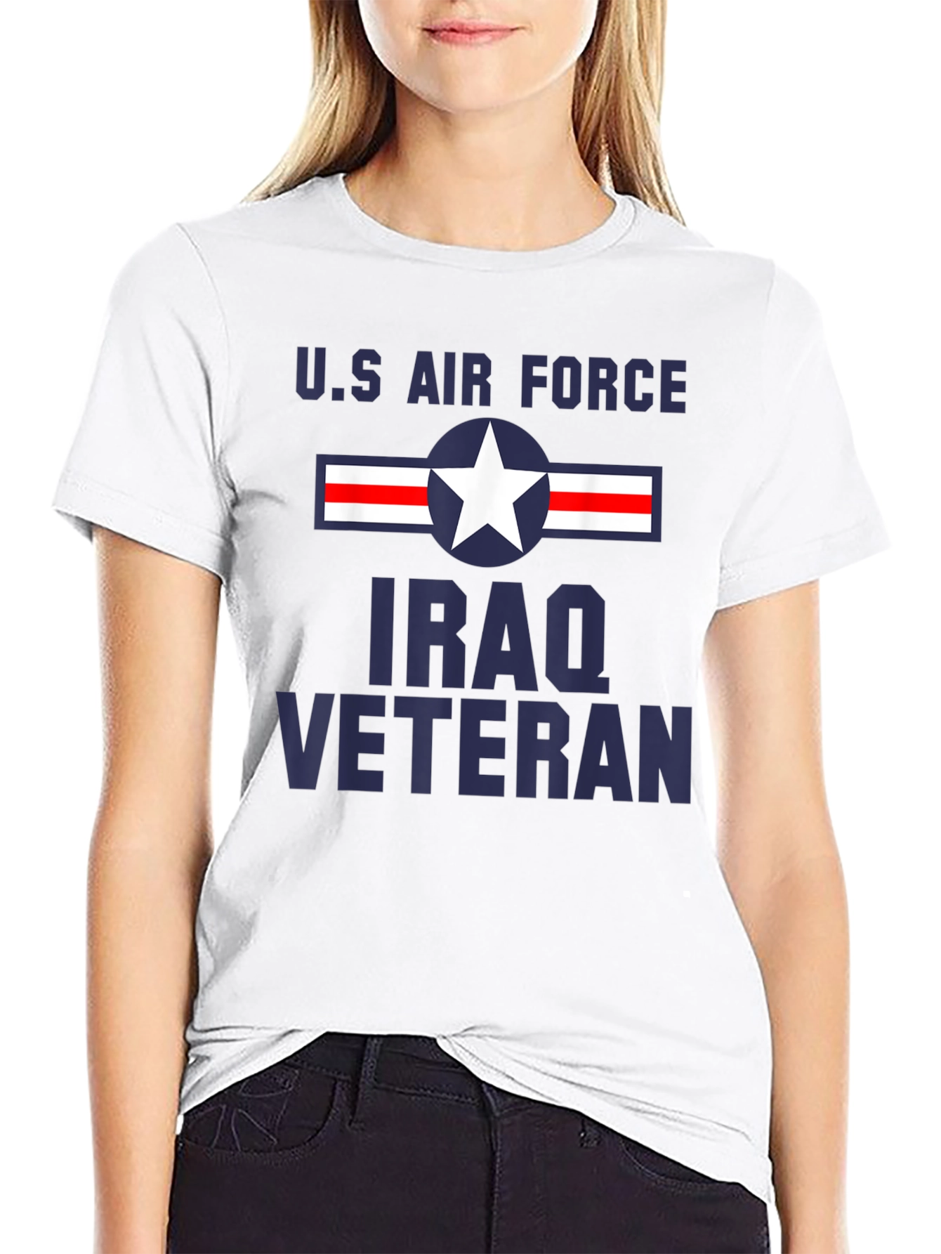 U.S. Air Force Iraq Veteran Graphic T-Shirt