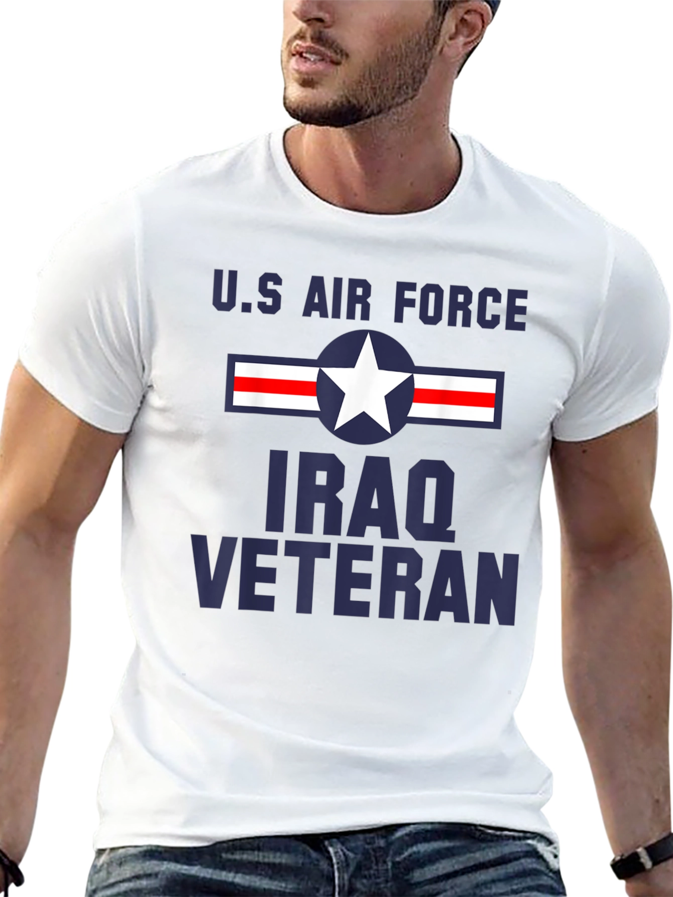U.S. Air Force Iraq Veteran Graphic T-Shirt