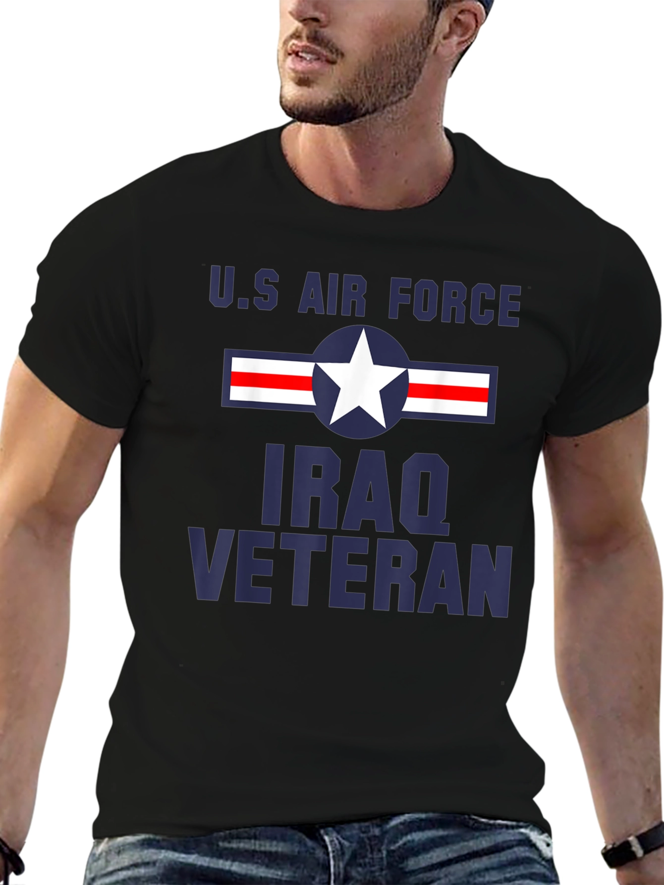 U.S. Air Force Iraq Veteran Graphic T-Shirt
