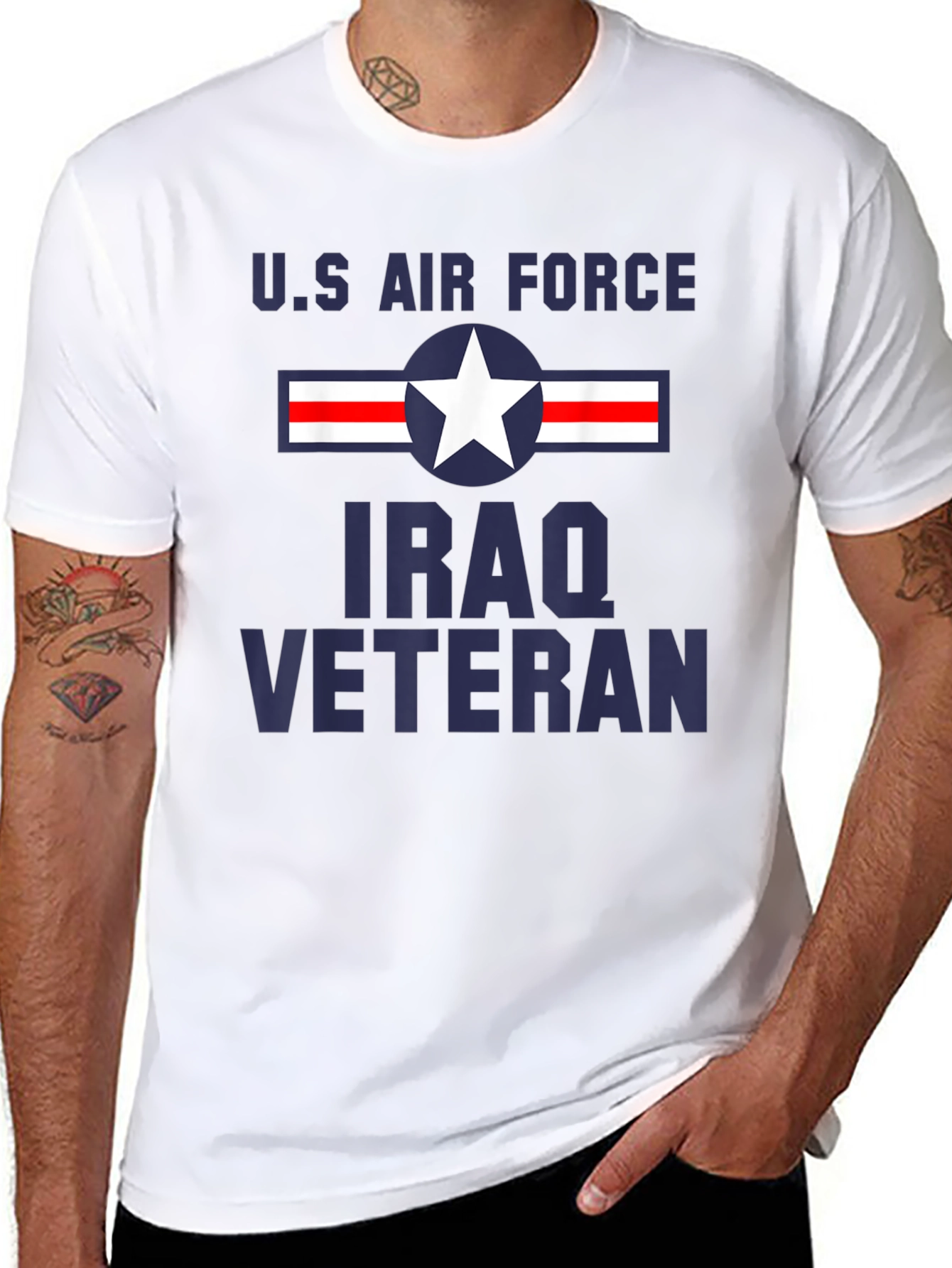 U.S. Air Force Iraq Veteran Graphic T-Shirt