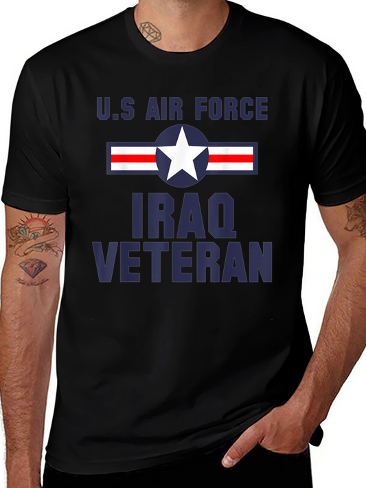 U.S. Air Force Iraq Veteran Graphic T-Shirt