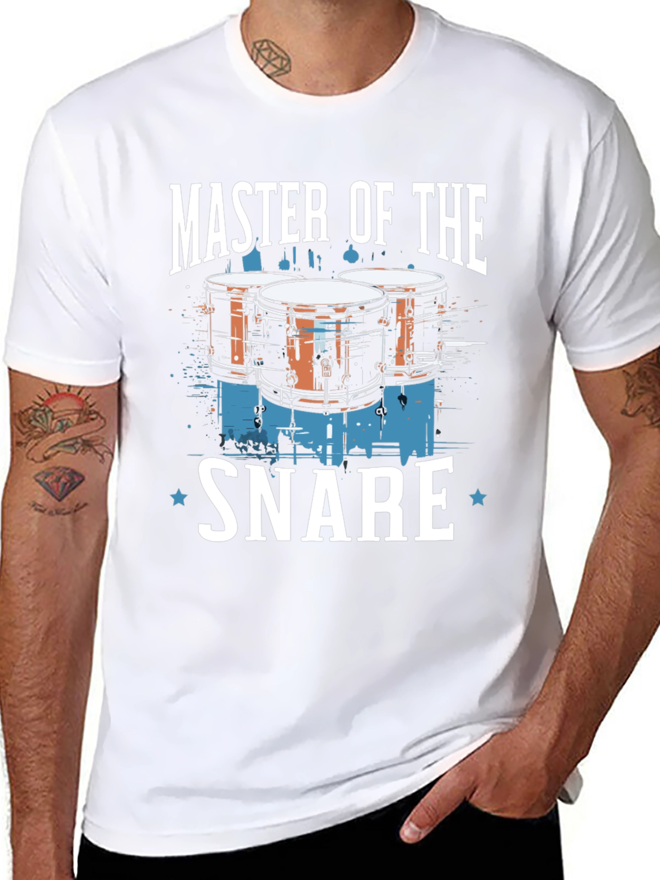 Master of the Snare Drummer T-Shirt - Black