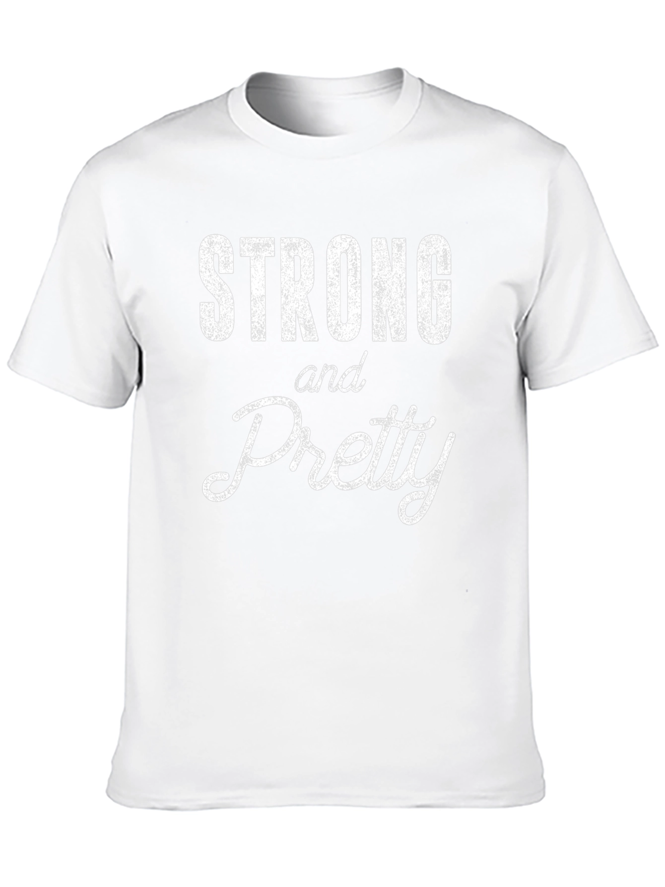 Strong and Pretty Graphic T-Shirt - Black