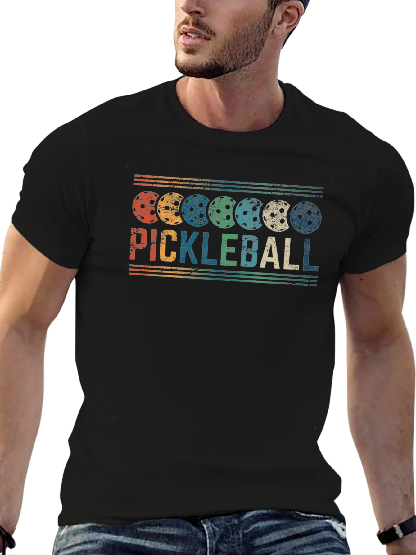 Retro Pickleball T-Shirt for Sport Enthusiasts