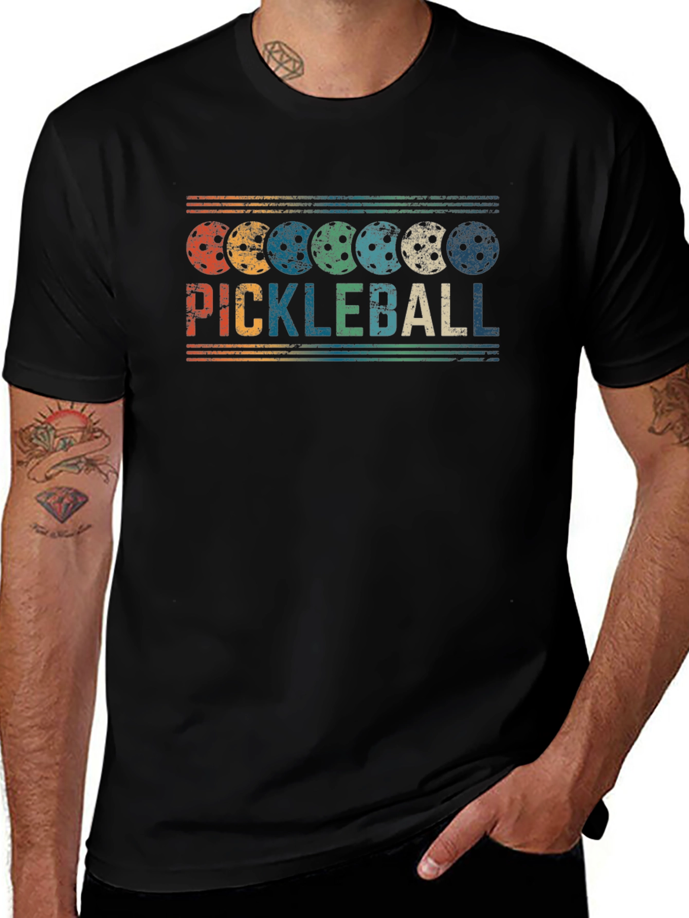 Retro Pickleball T-Shirt for Sport Enthusiasts