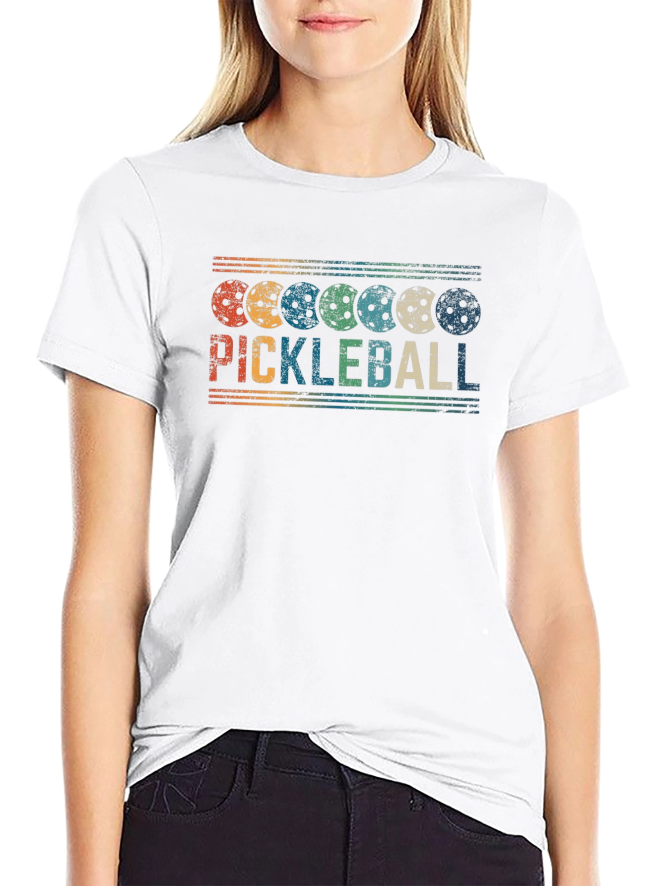 Retro Pickleball T-Shirt for Sport Enthusiasts
