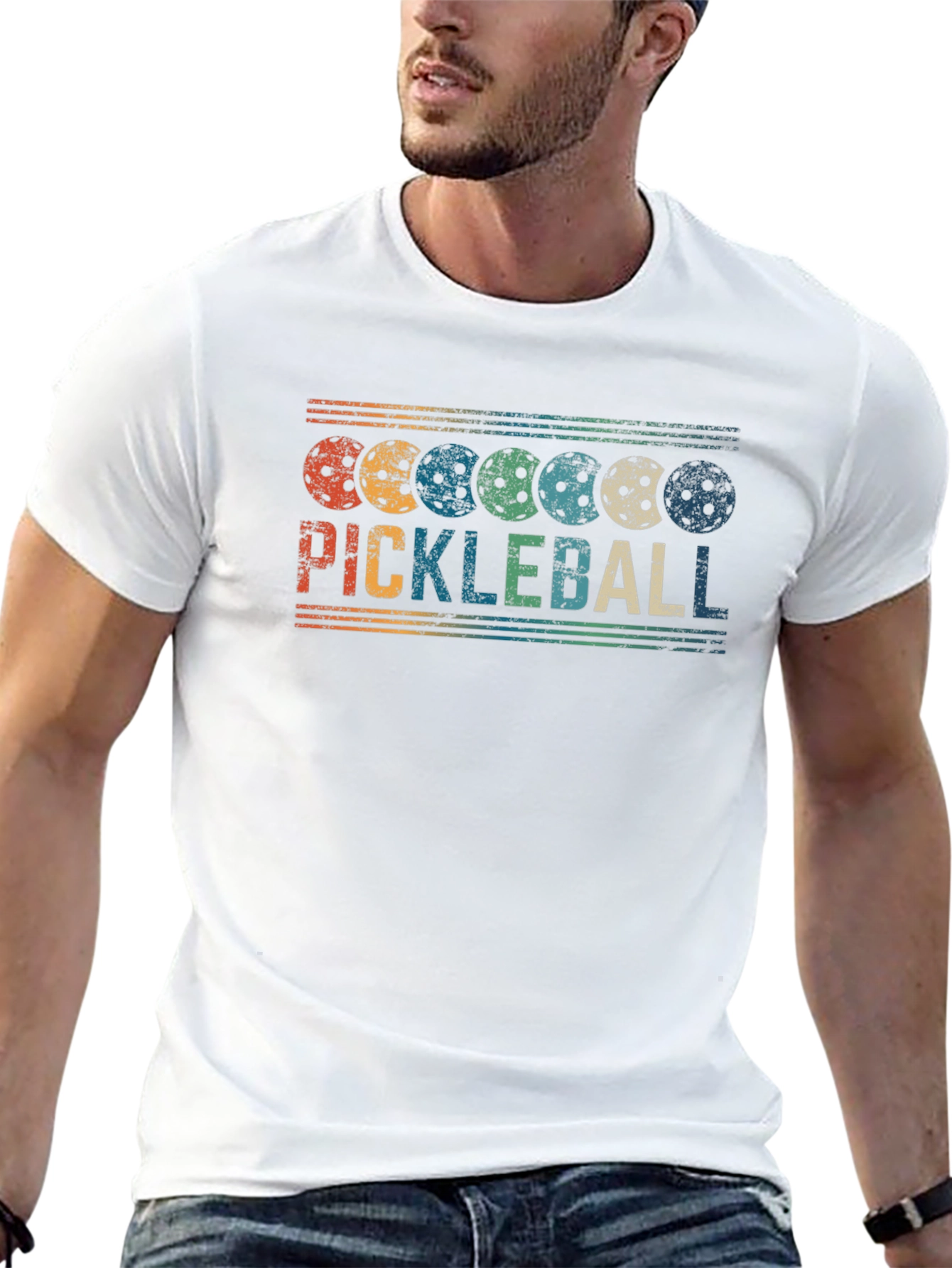 Retro Pickleball T-Shirt for Sport Enthusiasts