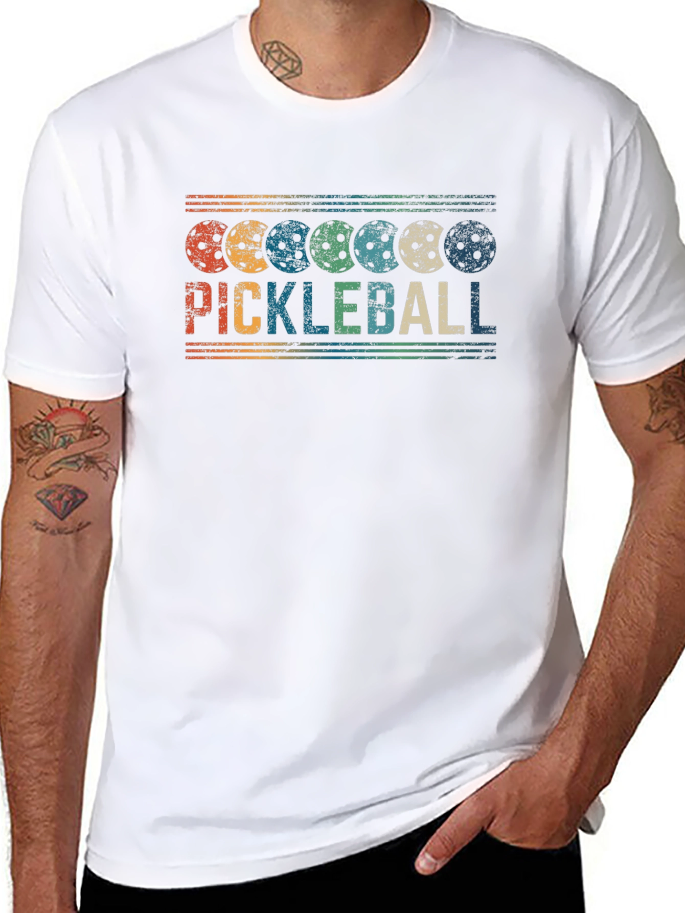 Retro Pickleball T-Shirt for Sport Enthusiasts
