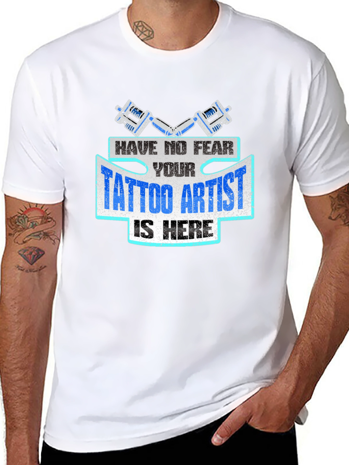 Tattoo Artist T-Shirt - Black Cotton Graphic Tee
