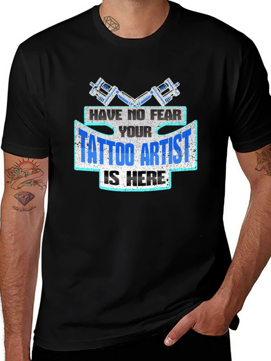 Tattoo Artist T-Shirt - Black Cotton Graphic Tee