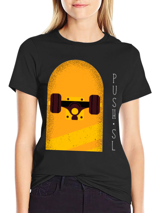 Skateboard Graphic Tee - Push SL Style
