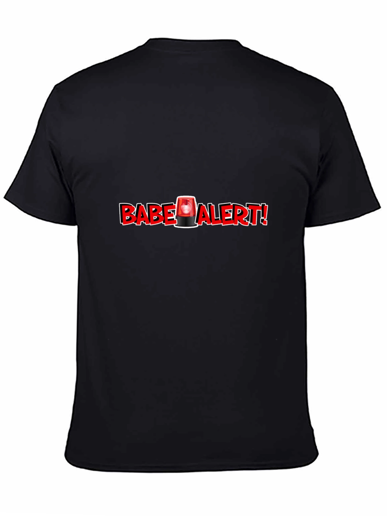 Babe Alert Novelty Graphic T-Shirt
