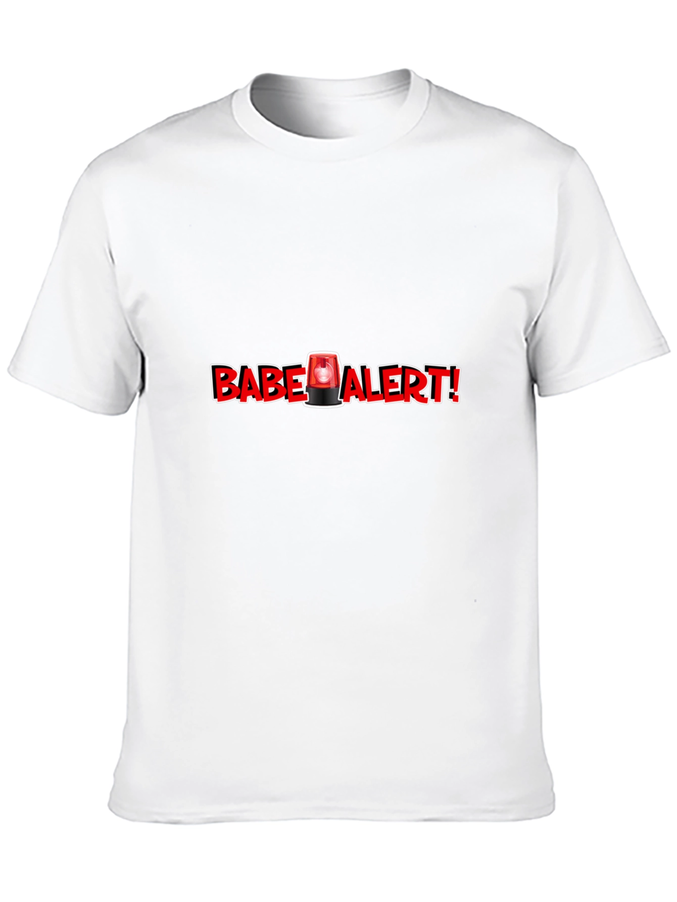 Babe Alert Novelty Graphic T-Shirt
