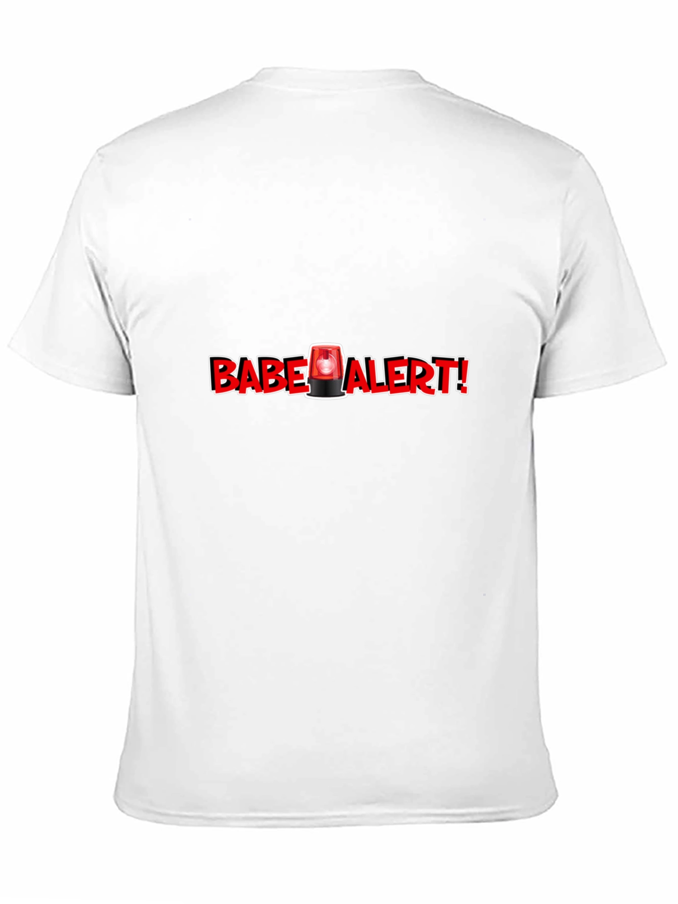 Babe Alert Novelty Graphic T-Shirt