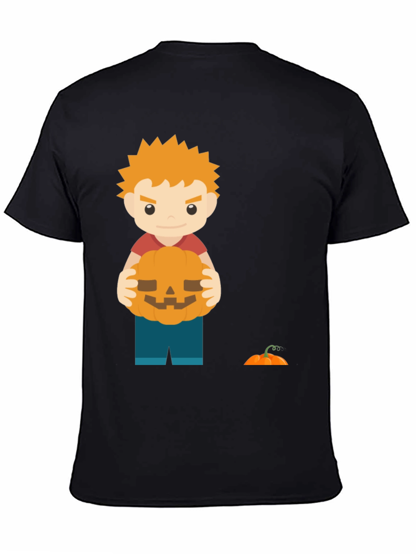 Halloween Boy with Pumpkin T-Shirt