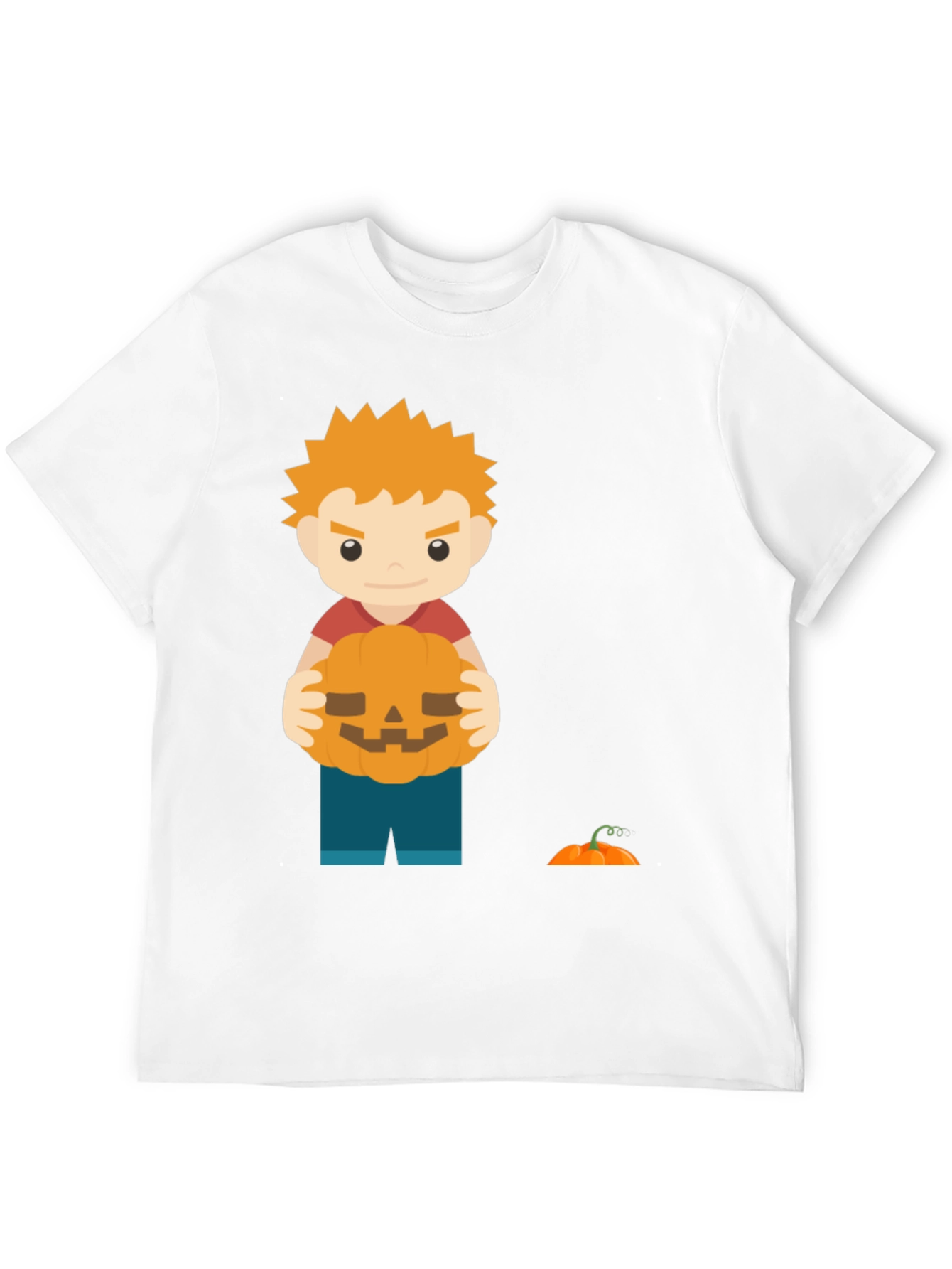 Halloween Boy with Pumpkin T-Shirt