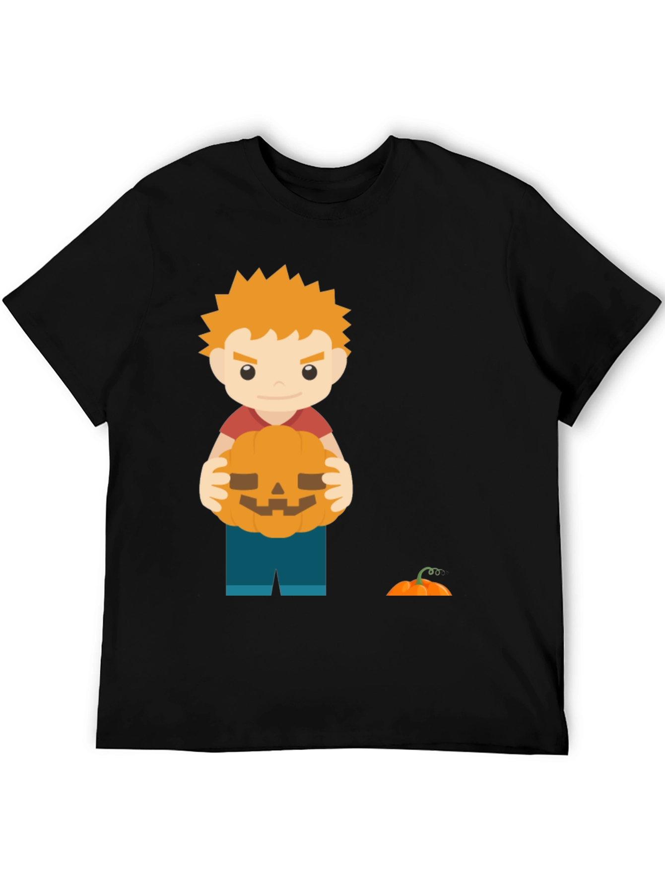 Halloween Boy with Pumpkin T-Shirt
