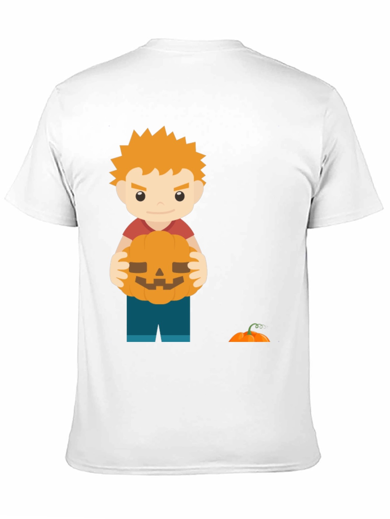 Halloween Boy with Pumpkin T-Shirt