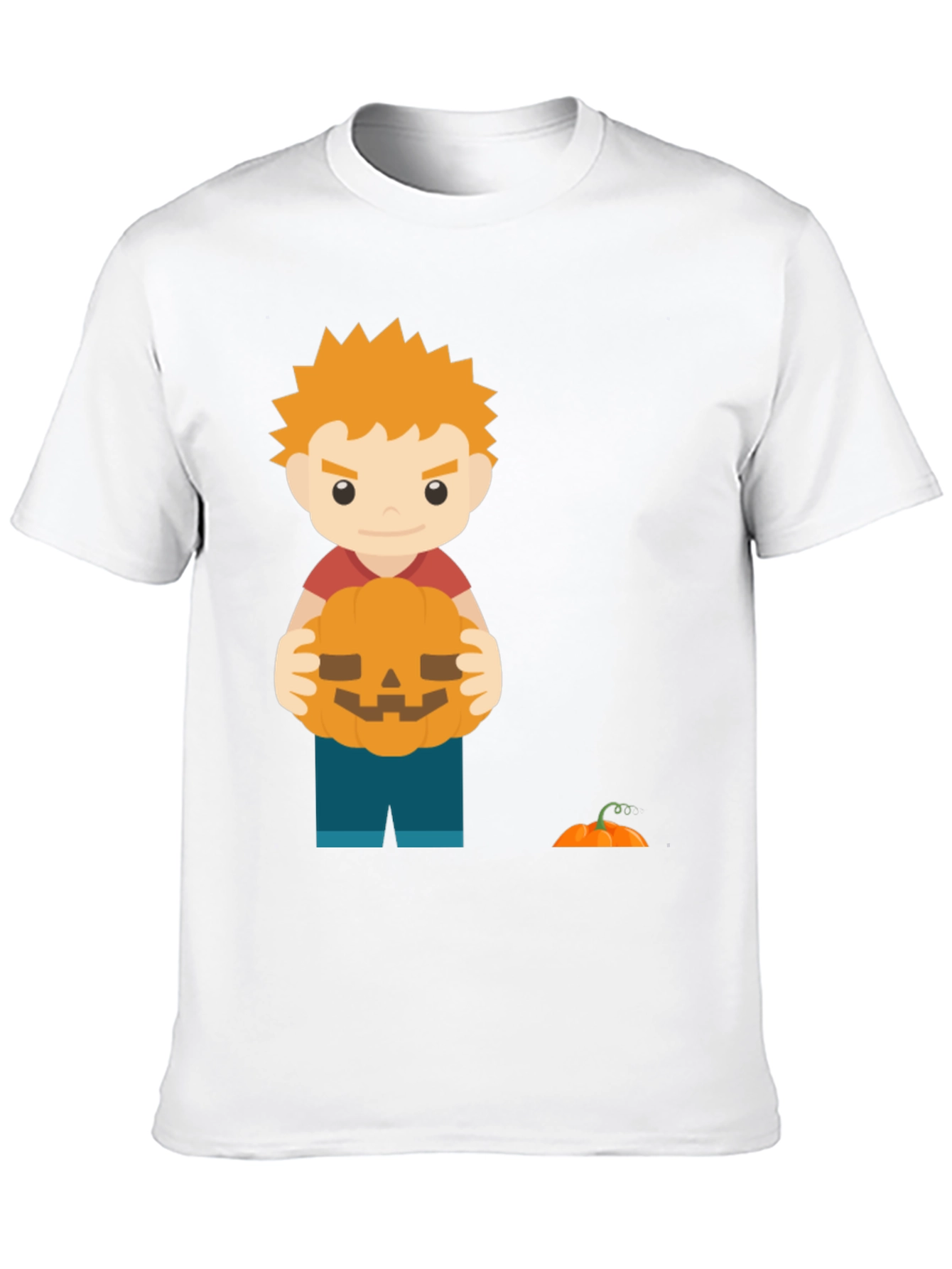 Halloween Boy with Pumpkin T-Shirt