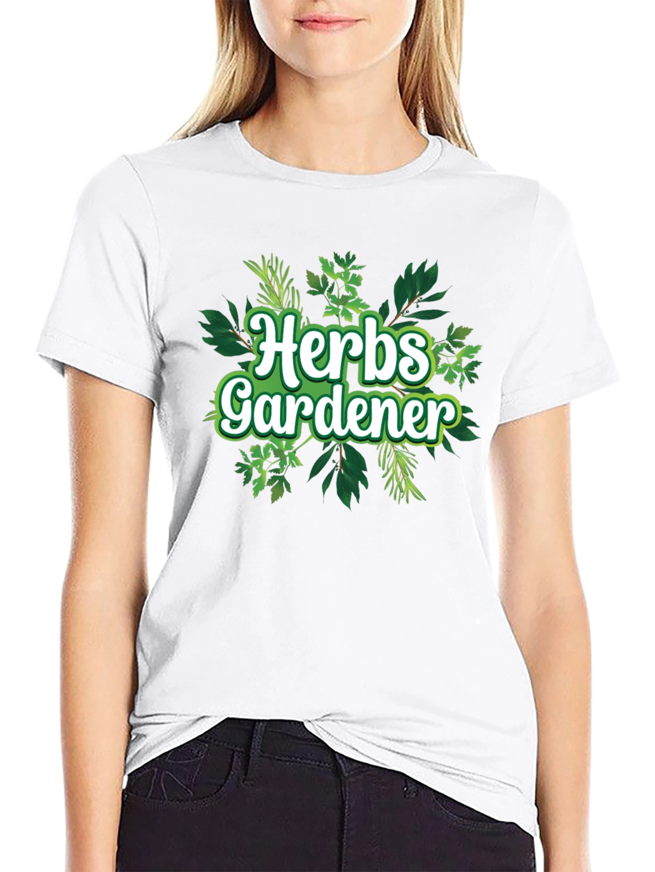 Herbs Gardener Graphic Tee - Black
