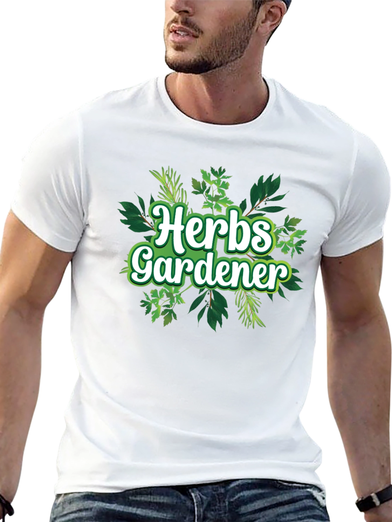 Herbs Gardener Graphic Tee - Black