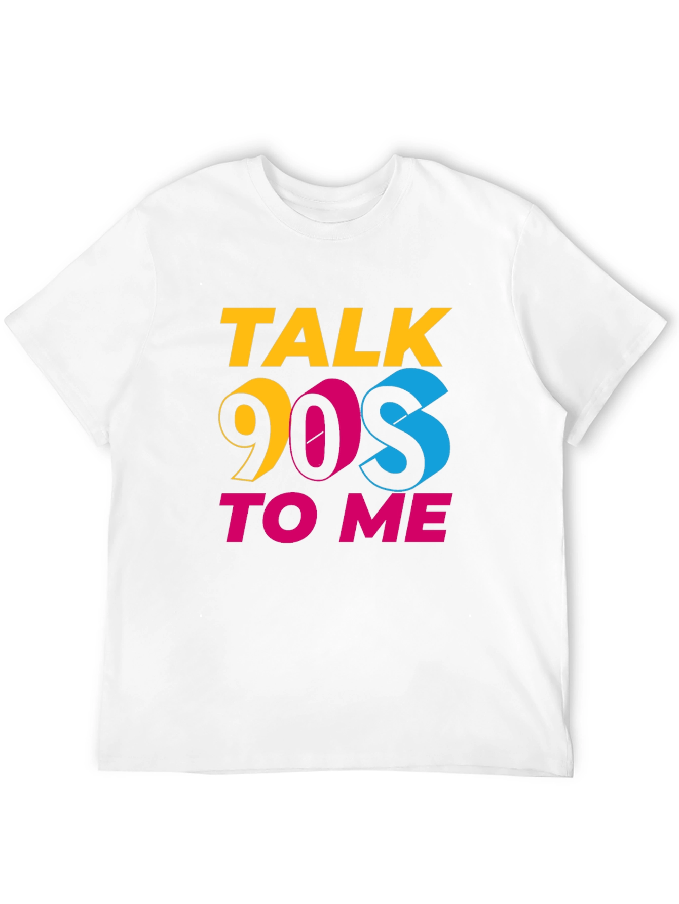 Talk 90s to Me Black Graphic Tee