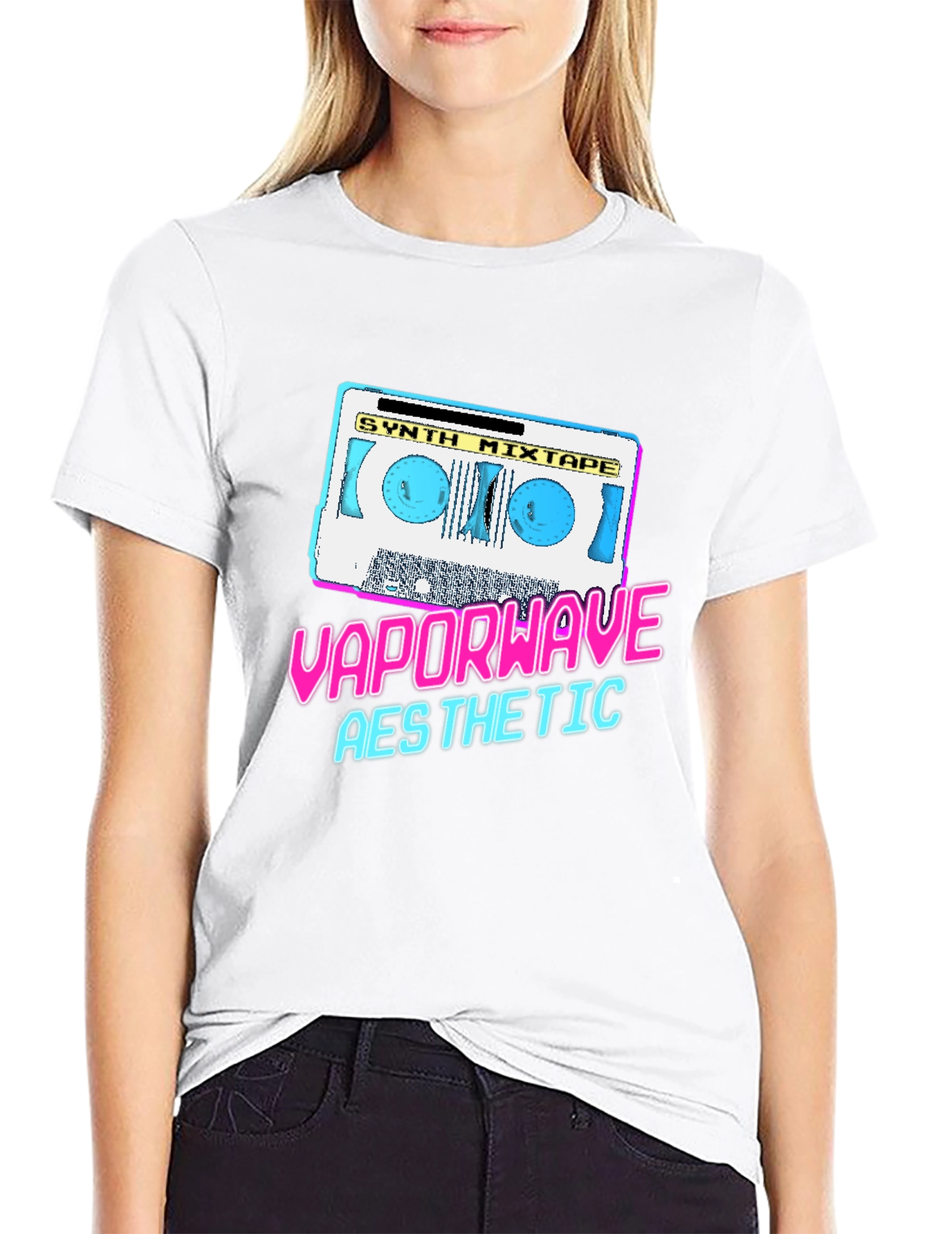 Vaporwave Aesthetic Synth Mixtape T-Shirt