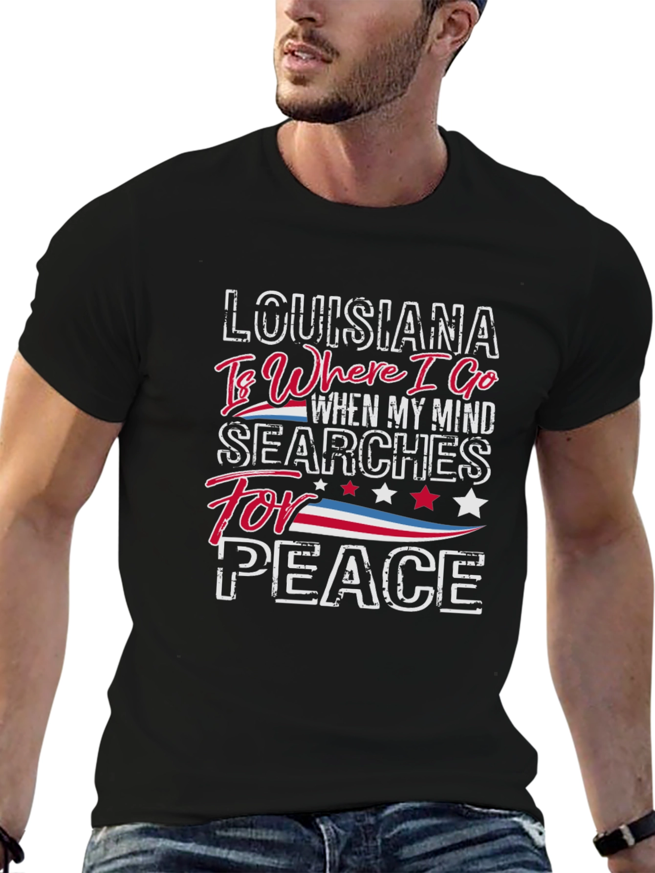 Louisiana Peace Graphic Tee - Unisex