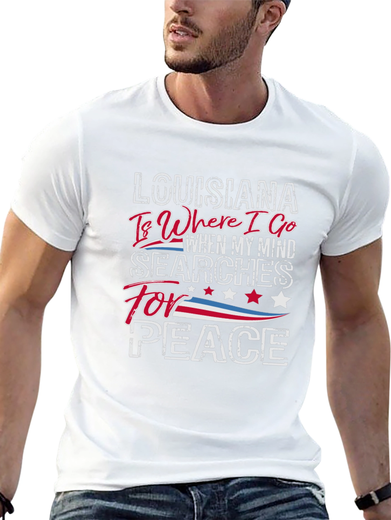 Louisiana Peace Graphic Tee - Unisex