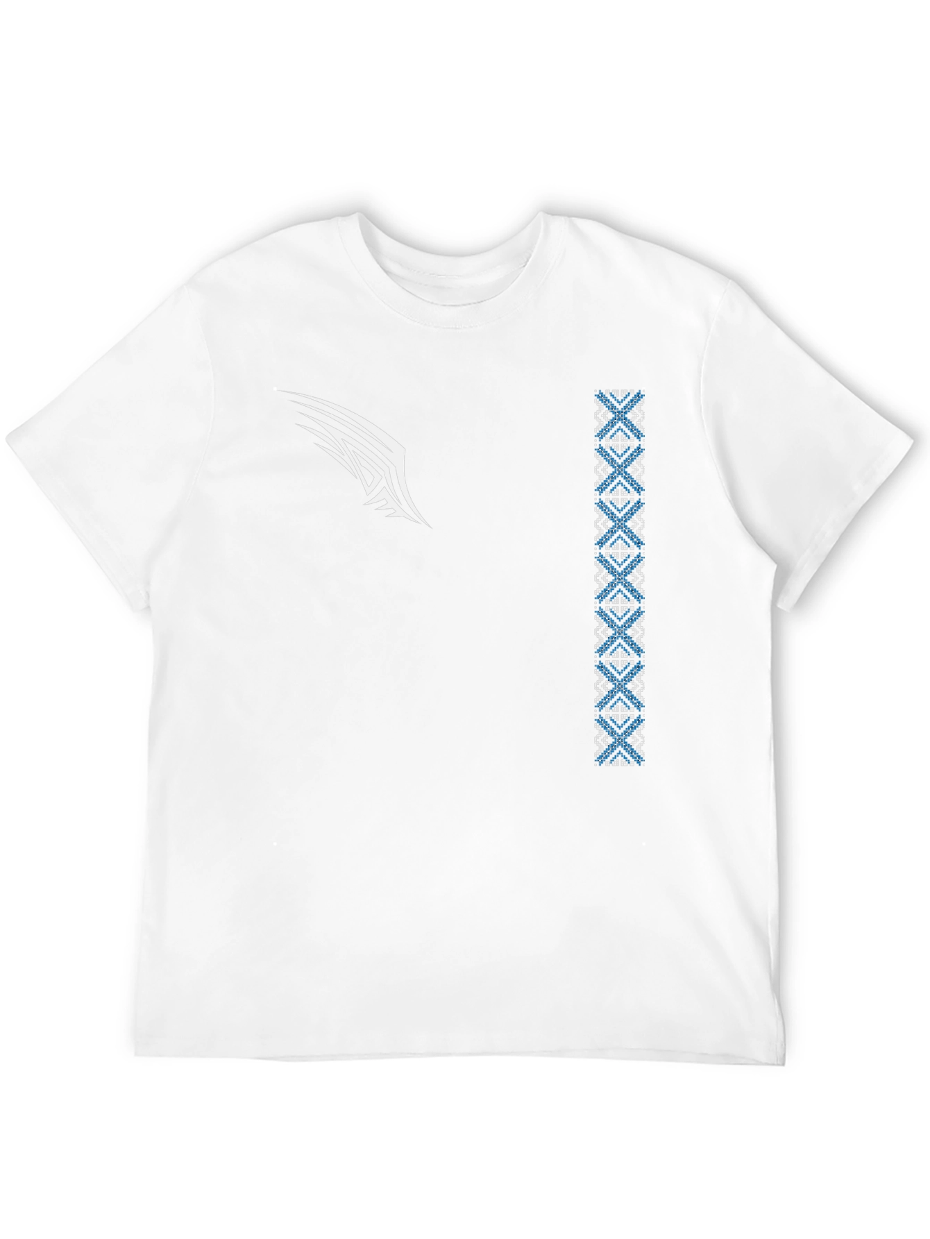 Tribal Design Black T-Shirt