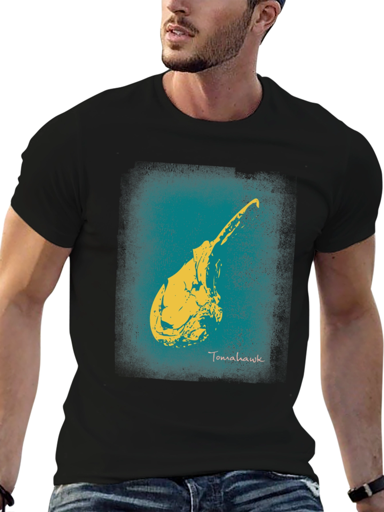Tomahawk Steak Graphic Tee - Unique Foodie T-Shirt