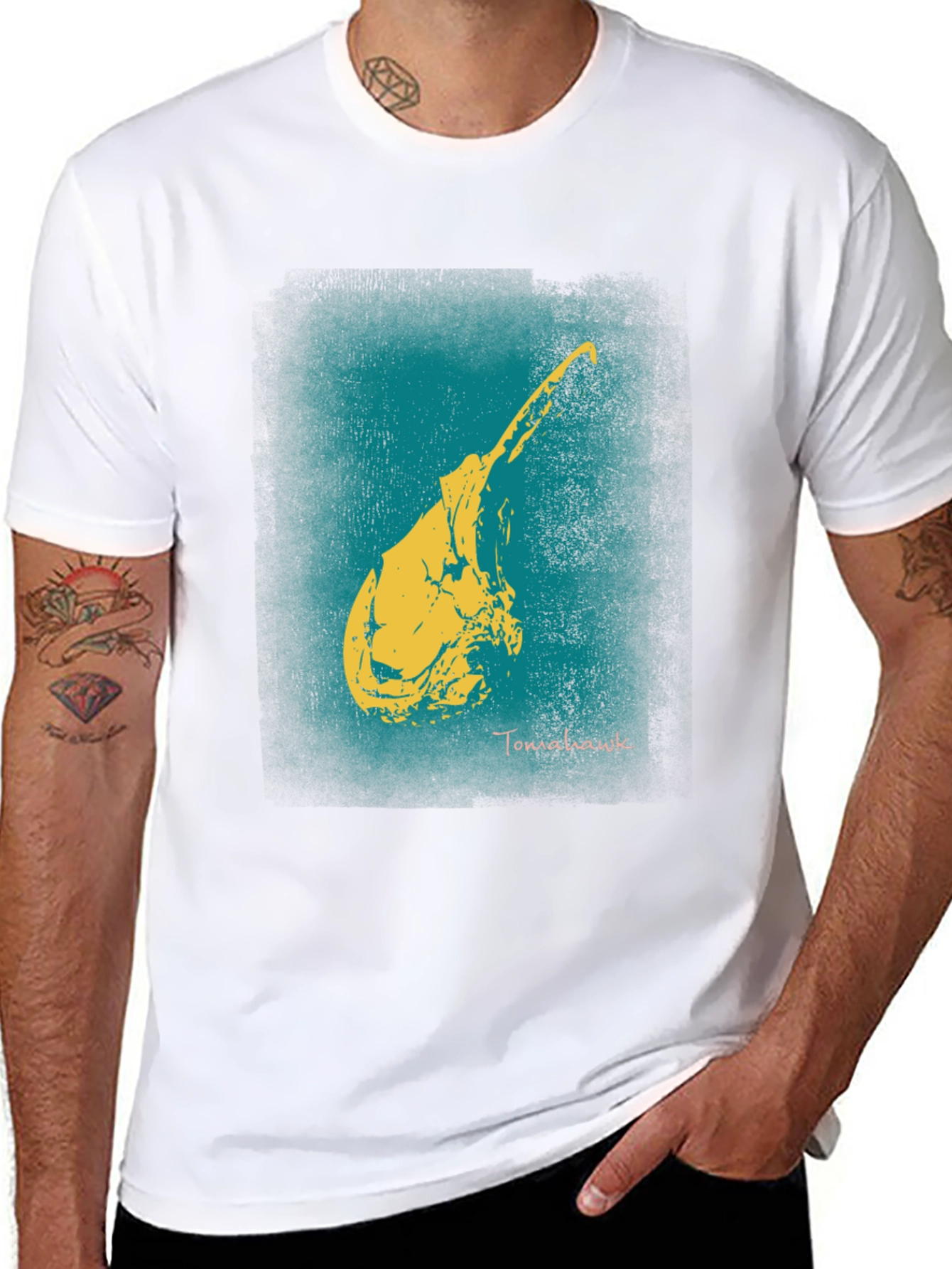 Tomahawk Steak Graphic Tee - Unique Foodie T-Shirt