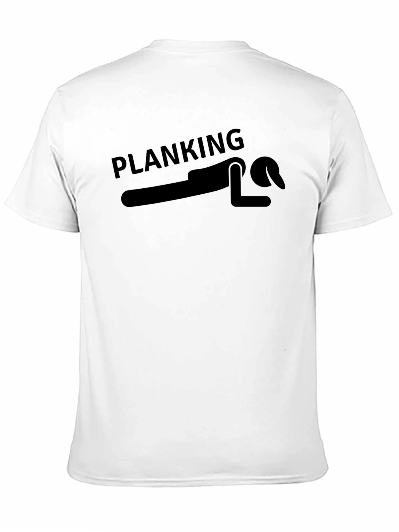 Planking Graphic Tee - Novelty T-Shirt
