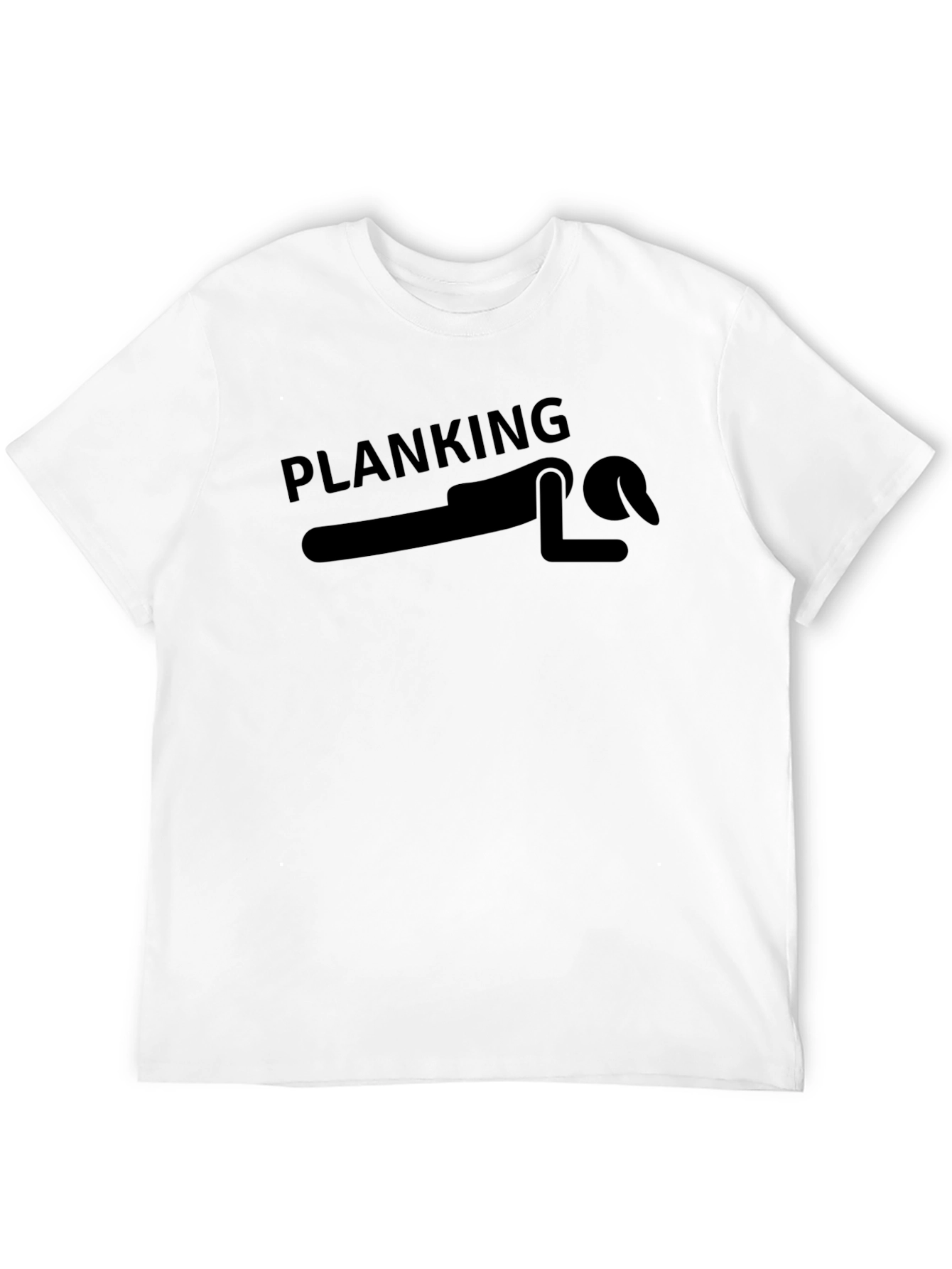 Planking Graphic Tee - Novelty T-Shirt